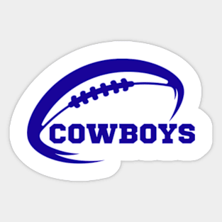 cowboys football Sticker